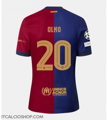 Barcelona Dani Olmo #20 Prima Maglia 2024-25 Manica Corta